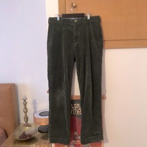 Polo Ralph Lauren Green Corduroy Pants